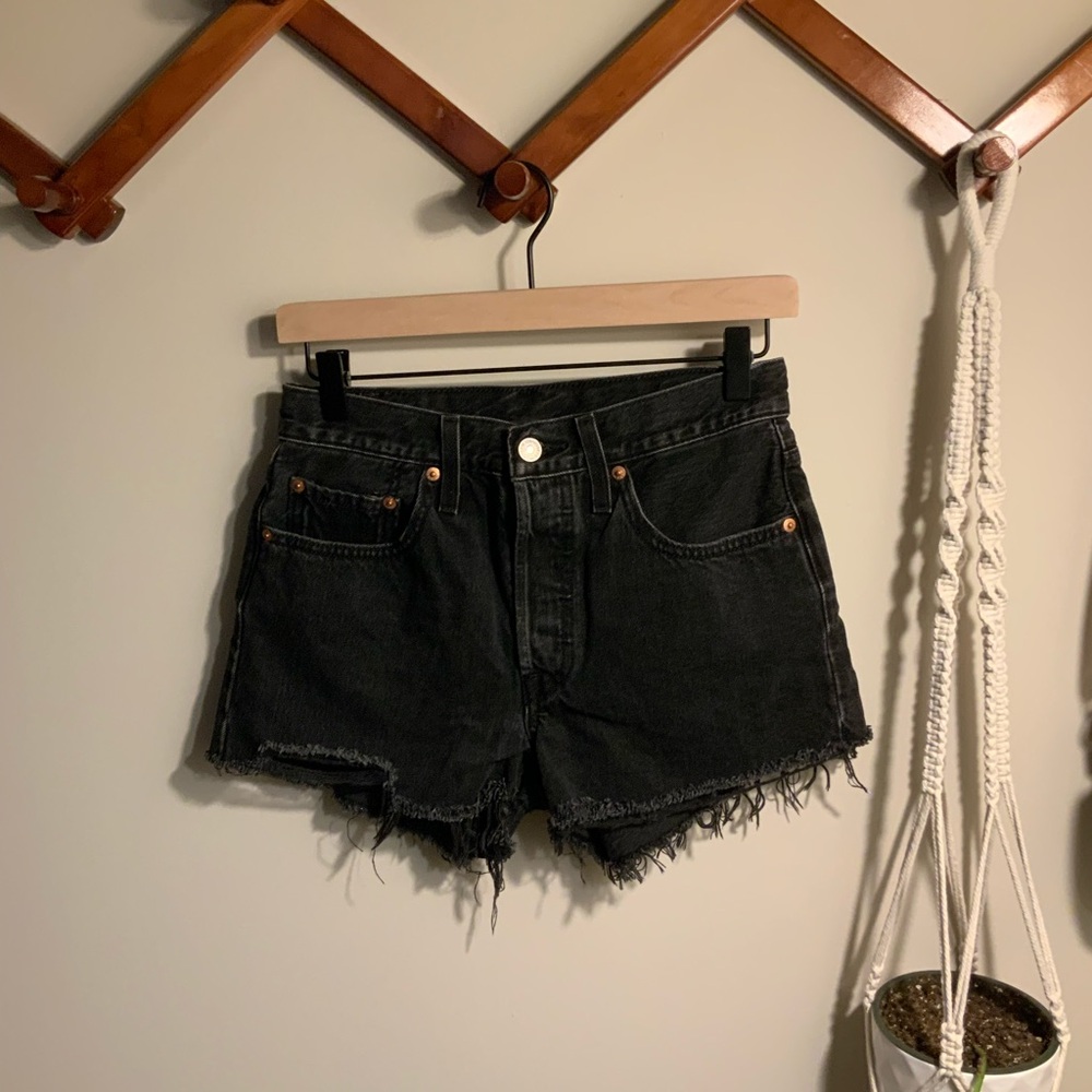 Levi's Dark Jean Shorts